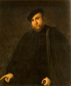 Lotto, ritratto d'uomo, brera