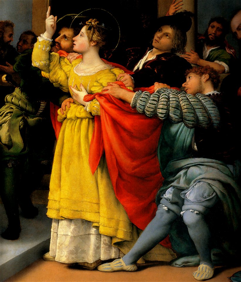 Lotto, pala di santa lucia 02