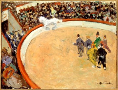 Louis Abel-Truchet - Le cirque Médrano, boulevard Rochechouard - P1921 - Musée Carnavalet