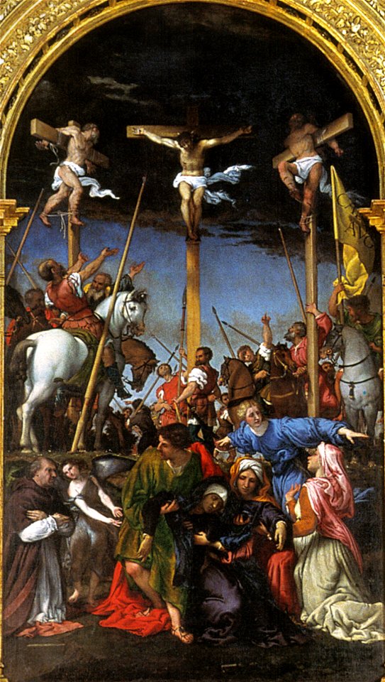 Lotto, crocifissione 01
