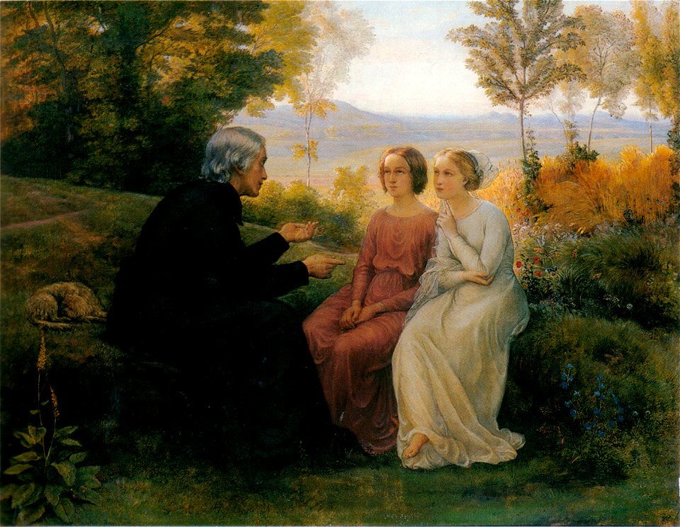 Louis Janmot - Poème de l'âme 9 - Le Grain de blé