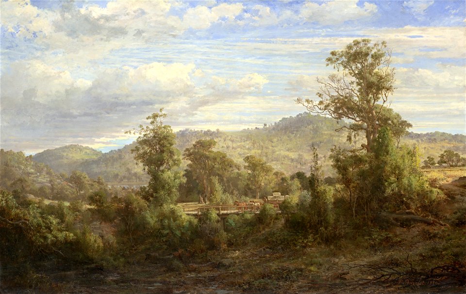 Louis Buvelot - Between Tallarook and Yea - Google Art Project