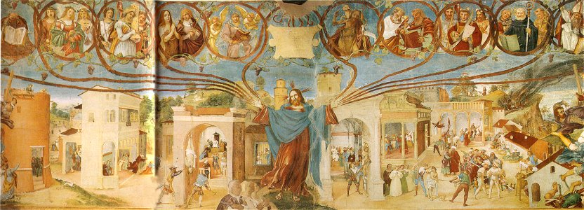 Lotto, affreschi di trescore 00