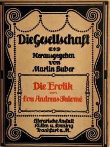 Lou Andreas-Salomé - Die Erotik, 1910