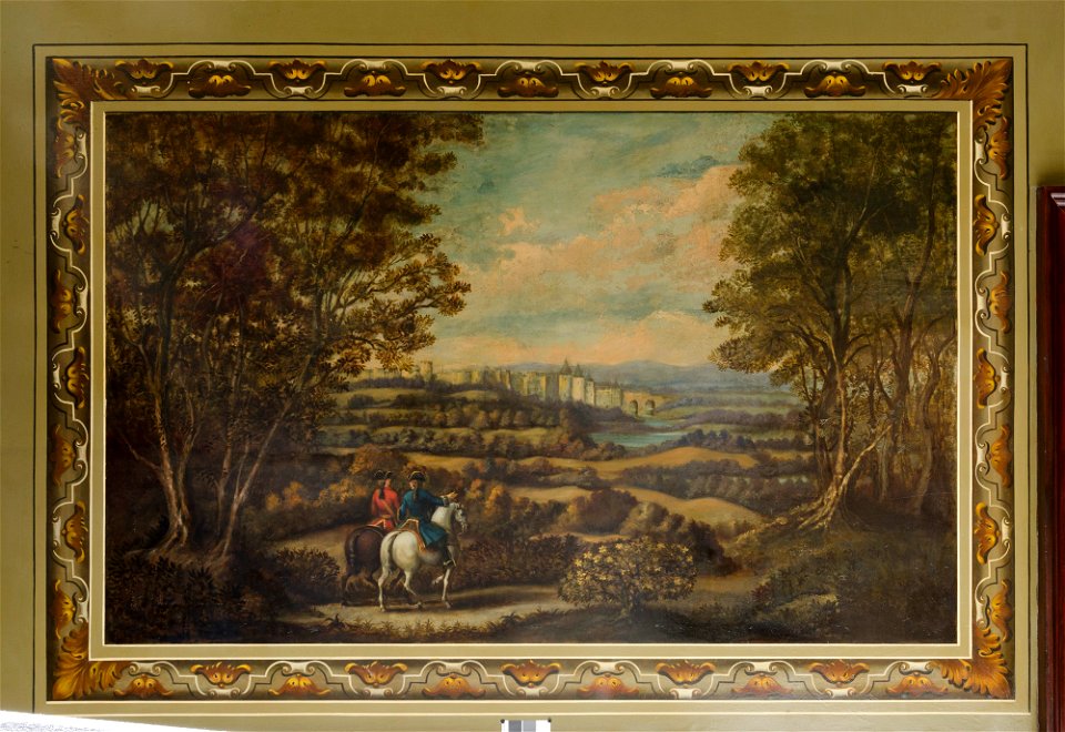 Louis Laguerre (1663-1721) and assistants - Landscape near Malplaquet (possibly Mons) - RCIN 408436 - Royal Collection