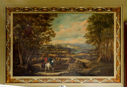 Louis Laguerre (1663-1721) and assistants - Landscape near Malplaquet (possibly Mons) - RCIN 408436 - Royal Collection