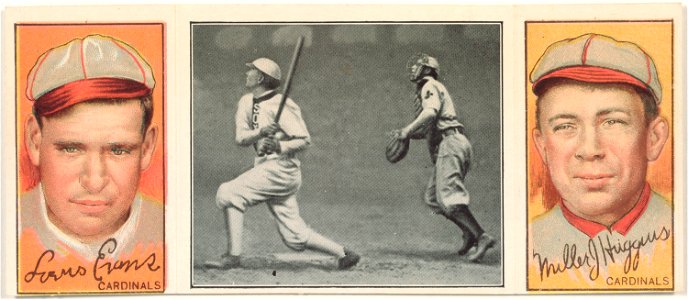 Louis Evans-Miller Huggins, St. Louis Cardinals, baseball card portrait LCCN2008678460