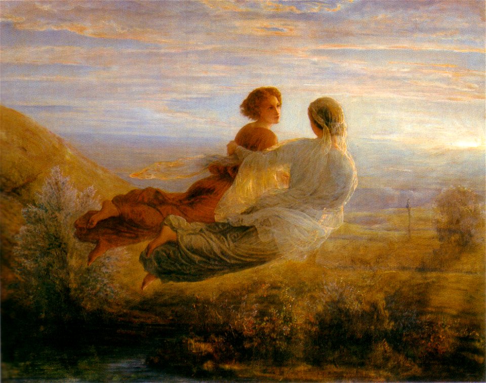 Louis Janmot - Poème de l'âme 16 - Le Vol de l’âme