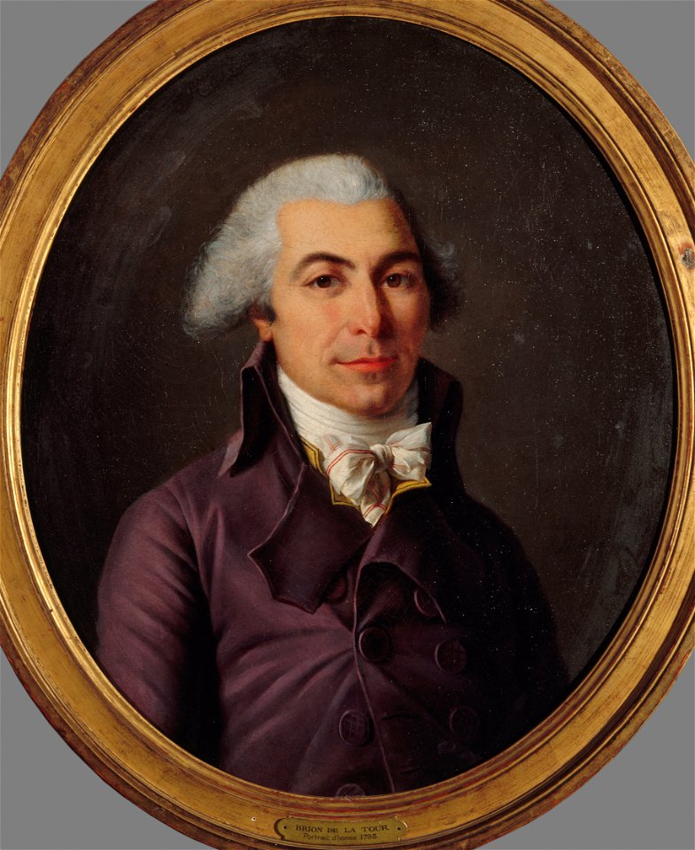 Louis Brion de la Tour - Portrait d'inconnu, d'époque révolutionnaire - P736 - Musée Carnavalet