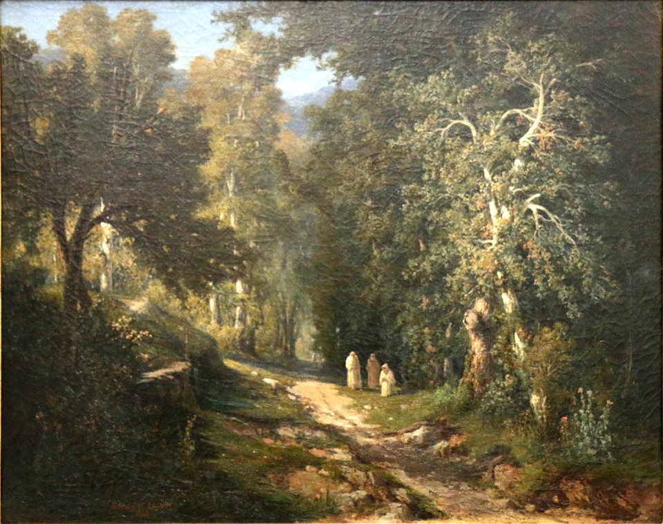 Louis Cauvin - Les moines à la Sainte-Baume