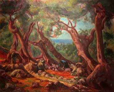 Louis Bausil - Oliviers de Majorque 01