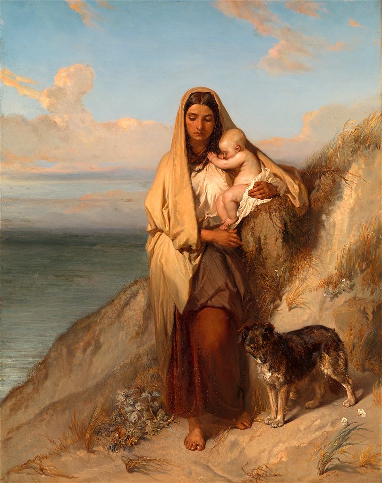 Louis Gallait - Verlaten (l'abandon) - SA 203 - Amsterdam Museum