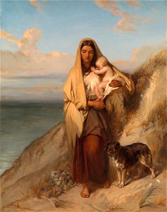 Louis Gallait - Verlaten (l'abandon) - SA 203 - Amsterdam Museum