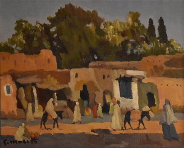Louis Morère - Une place à Marrakech 02