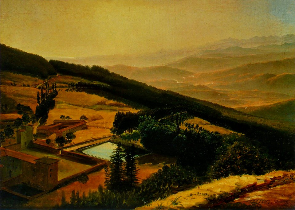 Louis Gauffier - La vallée de l'Arno 1