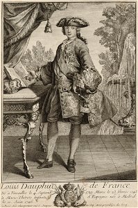 Louis, Dauphin of France - Engraving 1745-46