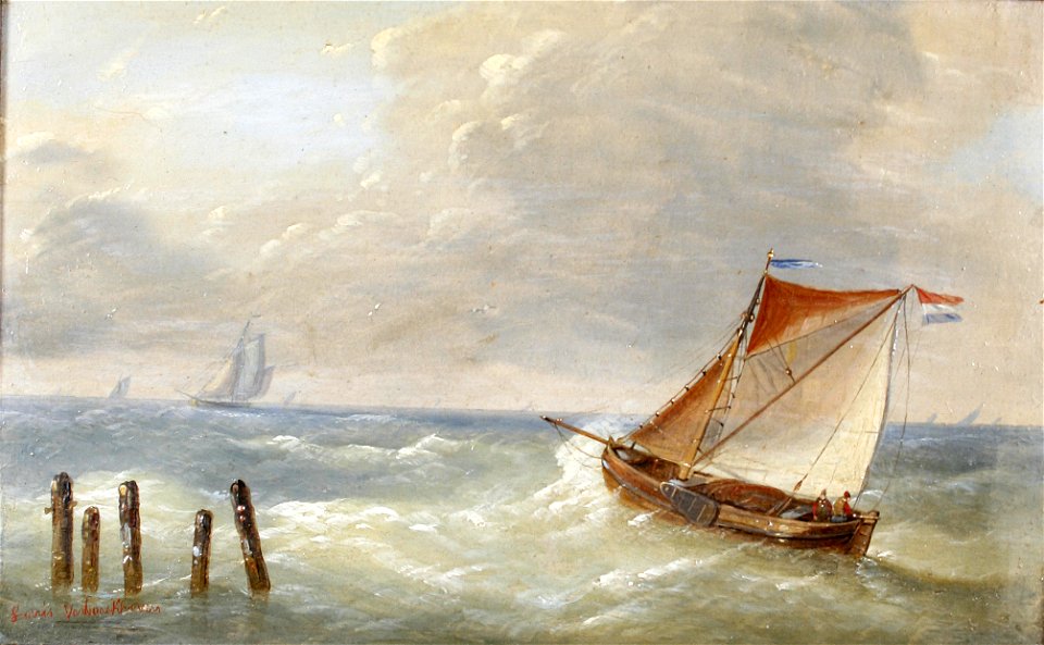 Louis Verboeckhoven - Heading out to the fishing grounds