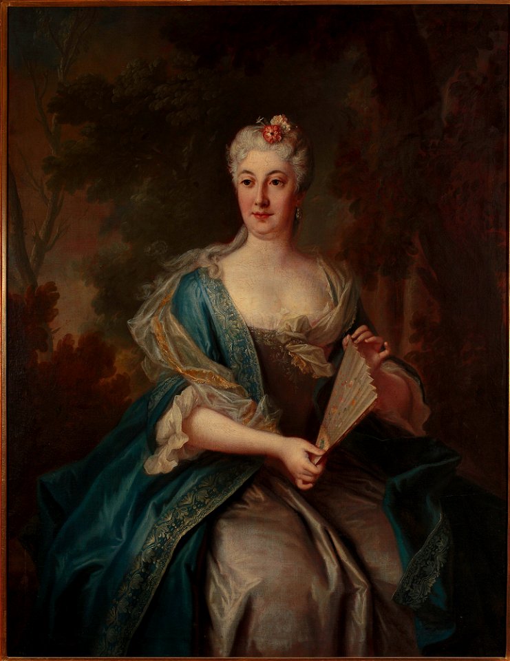 Louis de Silvestre - Portrait of Katarzyna Barbara Branicka née Radziwiłł (1693–1730) - 72523 - National Museum in Warsaw