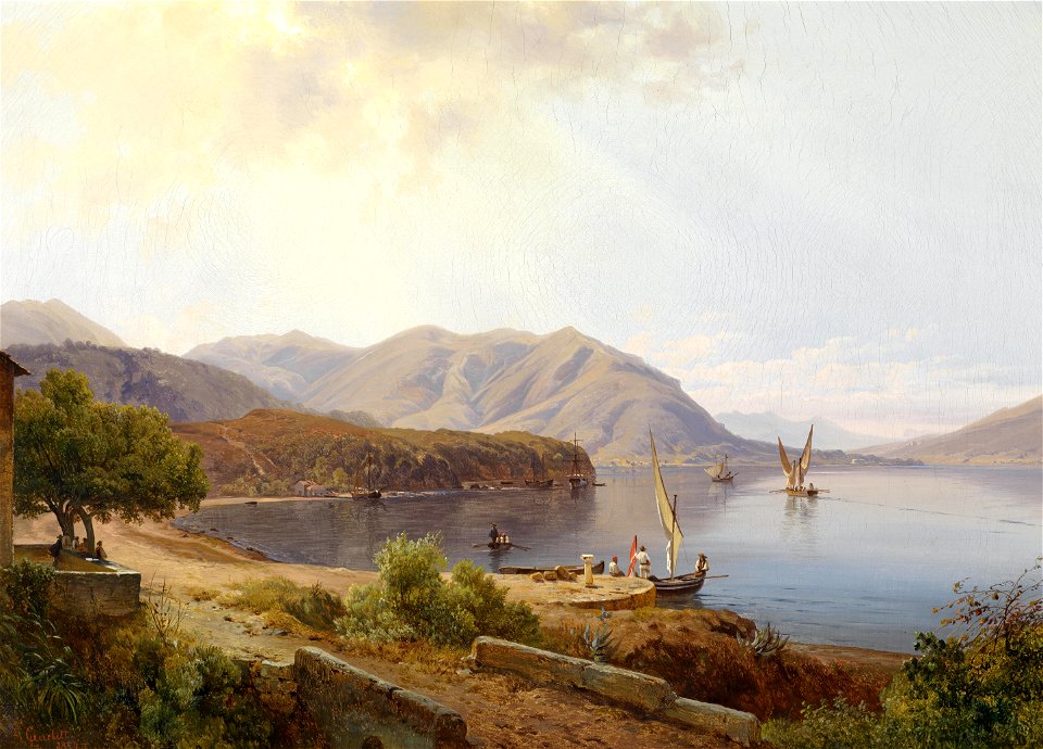 Louis Gurlitt Motiv bei San Felice am Gardasee 1854