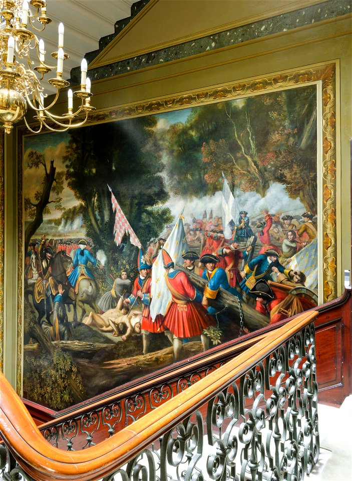 Louis Laguerre (1663-1721) and assistants - The Battle of Malplaquet, 11 September 1709, the capture of the French standards - RCIN 408440 - Royal Collection