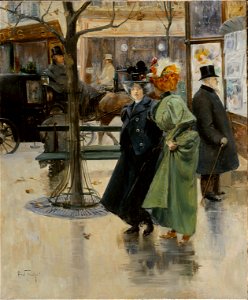 Louis Abel-Truchet - Sur les Boulevards - P2735 - Musée Carnavalet