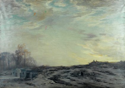 Louis Henri Foreau - Le Soir aux fortifications - P1420 - Musée Carnavalet