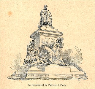 Louis Pasteur-son monument à Paris
