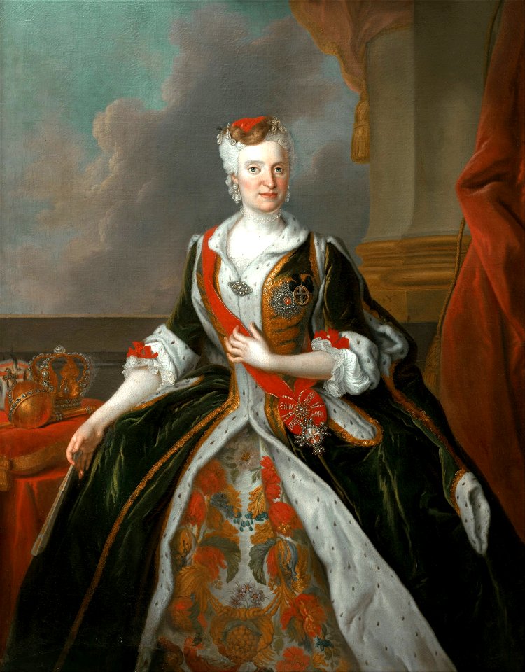 Louis de Silvestre - Portrait of Maria Josepha of Austria - Google Art Project
