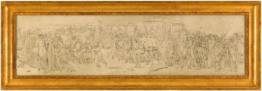 Louis Léopold Boilly - Les coucous sur le quai des Tuileries - P2642 - Musée Carnavalet