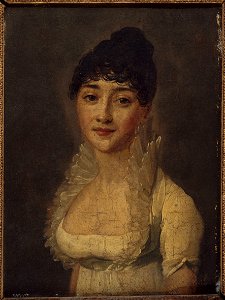 Louis Léopold Boilly - Portrait de femme en robe blanche - P1472 - Musée Carnavalet
