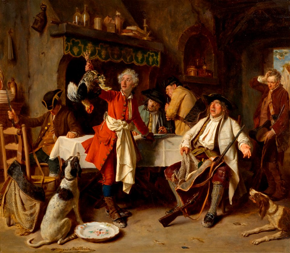 Louis Georges Brillouin Nach der Jagd