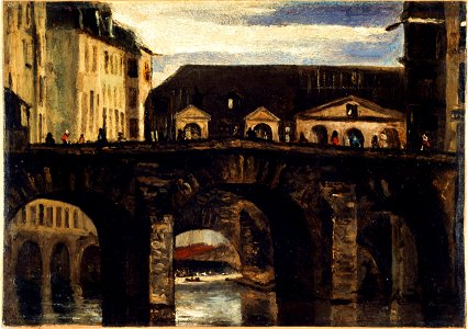 Louis-Godefroy Jadin - Le Petit Pont et le pont Saint-Charles - P182 - Musée Carnavalet