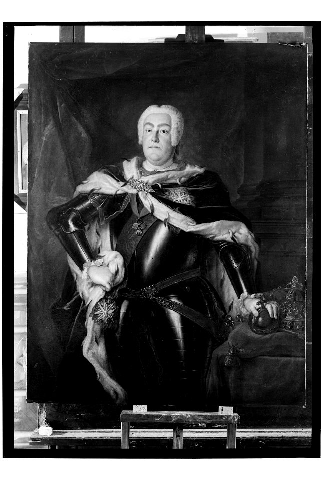 Louis de Silvestre - Portrait of Augustus III (1696–1763) - M.Ob.1312 MNW - National Museum in Warsaw