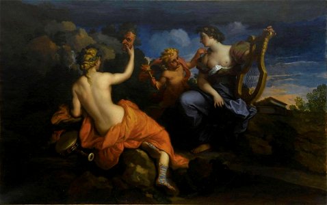Louis de Boullogne - Thalia and Eratro, Muses of Comedy, 1680