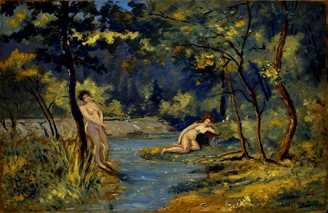 Louis M. Eilshemius - Standing and Reclining Nymphs - 1968.21 - Smithsonian American Art Museum