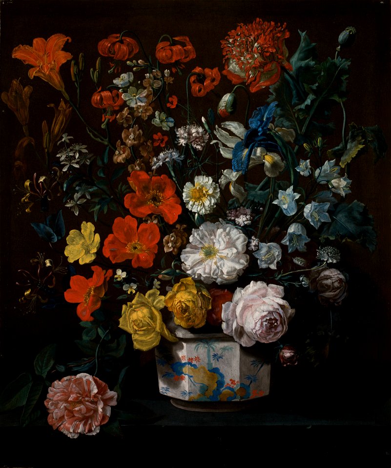 Louis Tessier - Flowers in a Chantilly Vase - 181-1980 - Saint Louis Art Museum