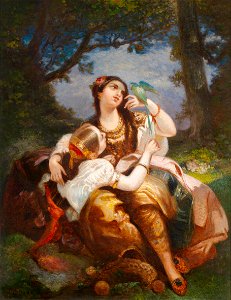 Louis Devedeux (circle) Der bewunderte Papagei