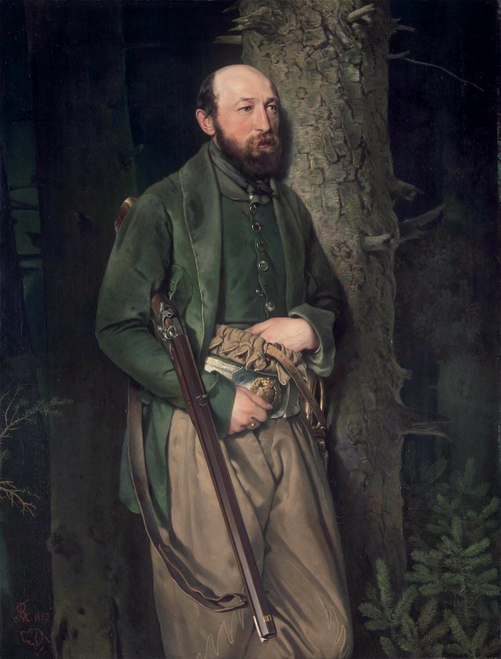 Louis Ferdinand von Rayski - The Royal Saxon Forestry Inspector Carl Ludwig von Schönberg - WGA19022