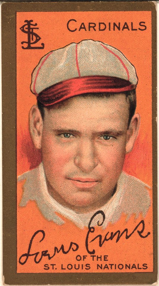 Louis Evans, St. Louis Cardinals, baseball card portrait LCCN2008677415