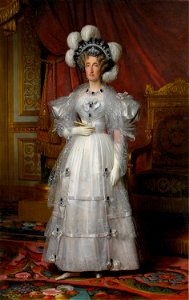 Louis Hersent - Marie-Amélie de Bourbon, princesse des Deux-Siciles, reine des Français