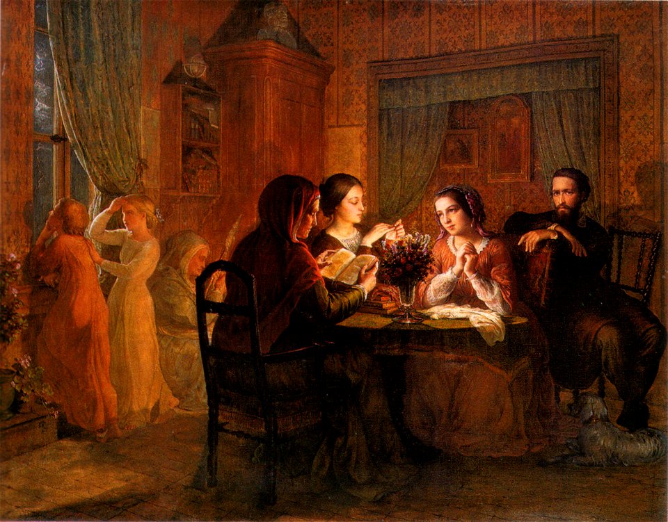 Louis Janmot - Poème de l'âme 6 - Le Toit paternel