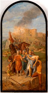 Louis Matout - Esquisse pour l'église Saint-Sulpice , Saint Louis enterre les pestiférés à Damiette - PPP4778 - Musée des Beaux-Arts de la ville de Paris