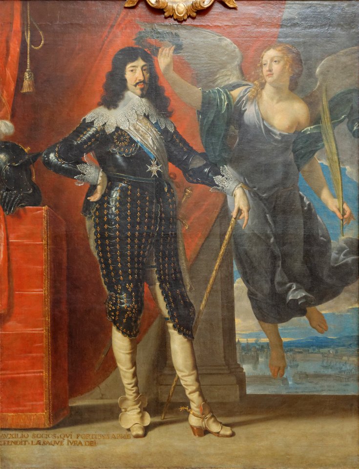 Louis XIII couronné par la Victoire by Philippe de Champaigne Louvre INV 1135 n02