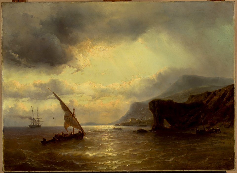Louis Meijer - Marine landscape - M.Ob.2152 MNW - National Museum in Warsaw