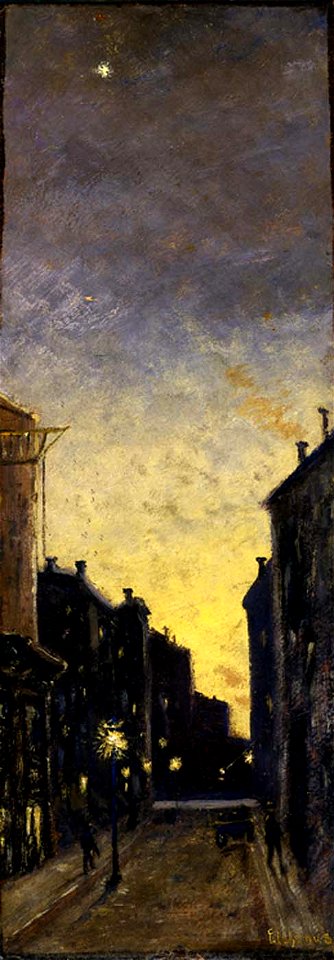 Louis M. Eilshemius - Fifty-Seventh Street - 1989.43.2 - Smithsonian American Art Museum