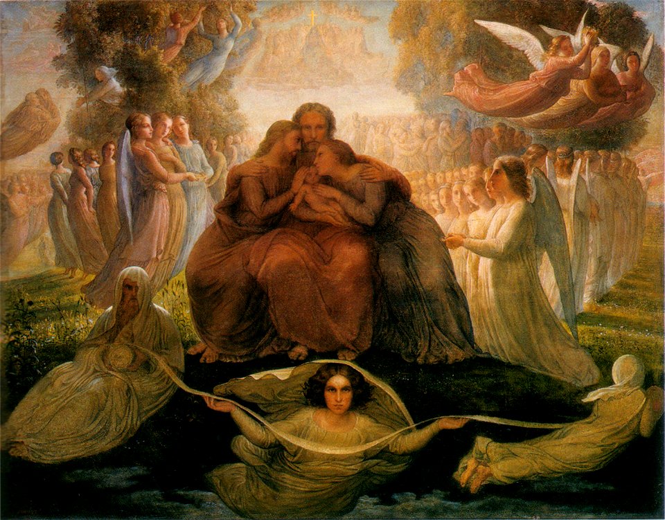 Louis Janmot - Poème de l'âme 1 - Génération divine