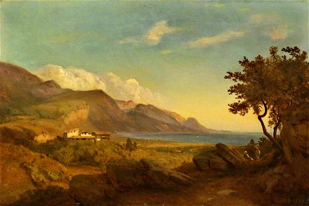 Louis Gurlitt - Blick auf den Gardasee