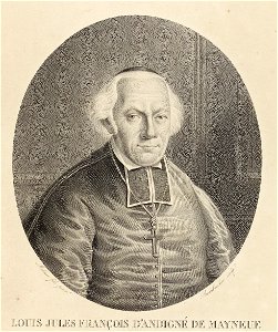 Louis Jules François d'Andigné de Mayneuf, évêque de Nantes