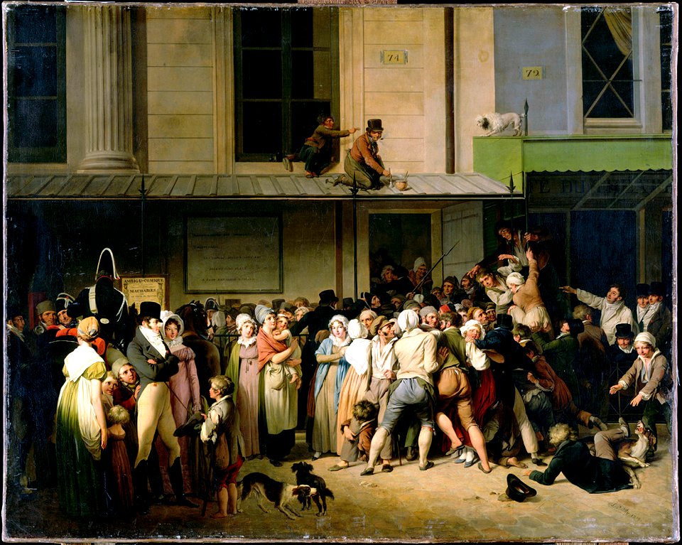 Louis Léopold Boilly - L'entrée du théâtre