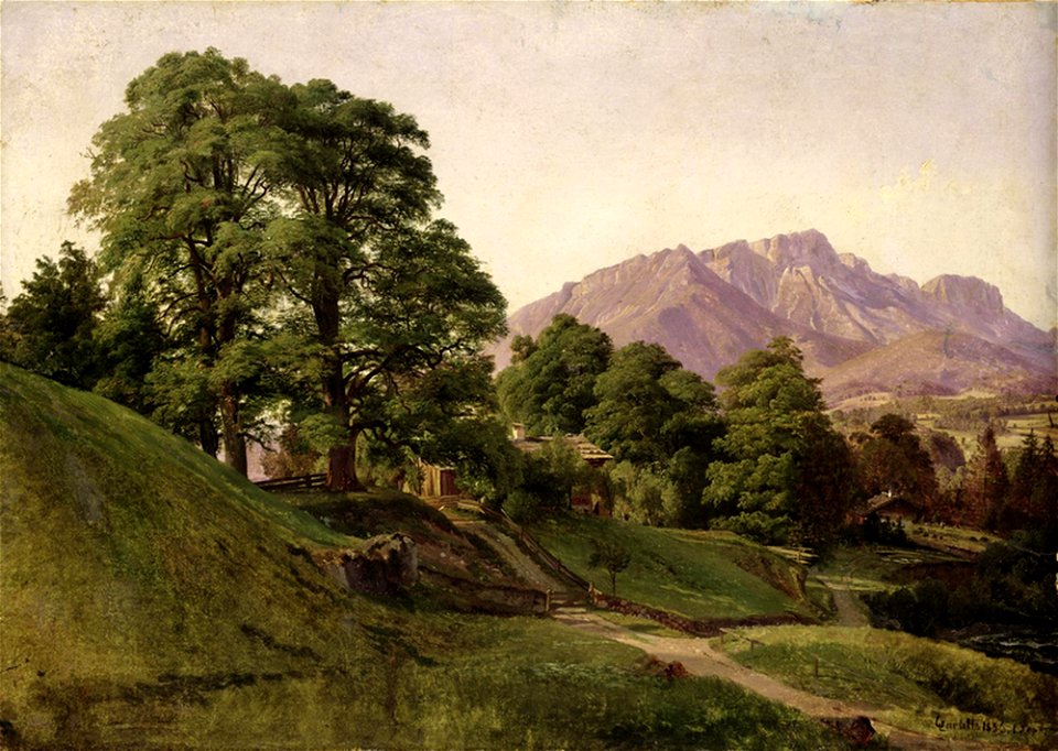 Louis Gurlitt - Landschaft in Oberbayern